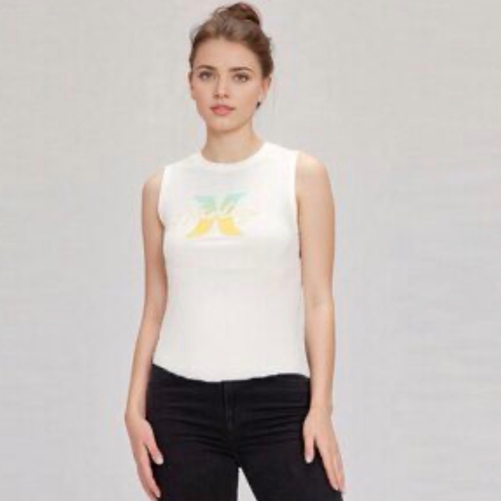 Hurley Women’s Logo Sleeveless Scoop Neck Tank Top Casual Vacation Sz Large